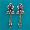 Indo Western Jhumki with Mehndi Plating