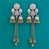 Indo Western Jhumki with Mehndi Plating