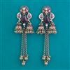 Indo Western Jhumki with Mehndi Plating