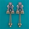 Indo Western Jhumki with Mehndi Plating