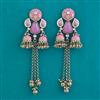 Indo Western Jhumki with Mehndi Plating