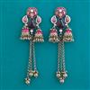Indo Western Jhumki with Mehndi Plating