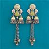 Indo Western Jhumki with Mehndi Plating