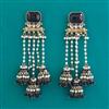 Indo Western Jhumki with Mehndi Plating