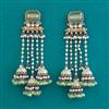 Indo Western Jhumki with Mehndi Plating