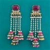 Indo Western Jhumki with Mehndi Plating