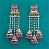 Indo Western Jhumki with Mehndi Plating