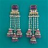 Indo Western Jhumki with Mehndi Plating