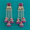 Indo Western Jhumki with Mehndi Plating