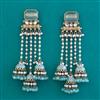 Indo Western Jhumki with Mehndi Plating
