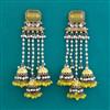 Indo Western Jhumki with Mehndi Plating