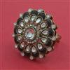 Indo Western Adjustable Ring With Mehndi Plating