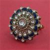 Indo Western Adjustable Ring With Mehndi Plating