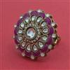 Indo Western Adjustable Ring With Mehndi Plating
