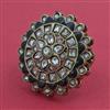 Indo Western Adjustable Ring With Mehndi Plating