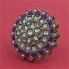 Indo Western Adjustable Ring With Mehndi Plating