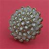 Indo Western Adjustable Ring With Mehndi Plating