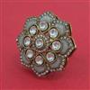 Indo Western Adjustable Ring With Mehndi Plating