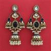 Indo Western Jhumki with Mehndi Plating
