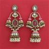 Indo Western Jhumki with Mehndi Plating