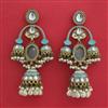 Indo Western Jhumki with Mehndi Plating