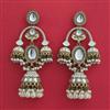 Indo Western Jhumki with Mehndi Plating