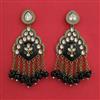 Indo Western Classic Earring with Mehndi Plating