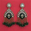Indo Western Classic Earring with Mehndi Plating