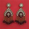Indo Western Classic Earring with Mehndi Plating