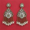 Indo Western Classic Earring with Mehndi Plating