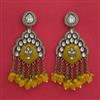 Indo Western Classic Earring with Mehndi Plating