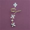 Indo Western Classic Ring With Mehndi Plating Gold Plating Rhodium Plating