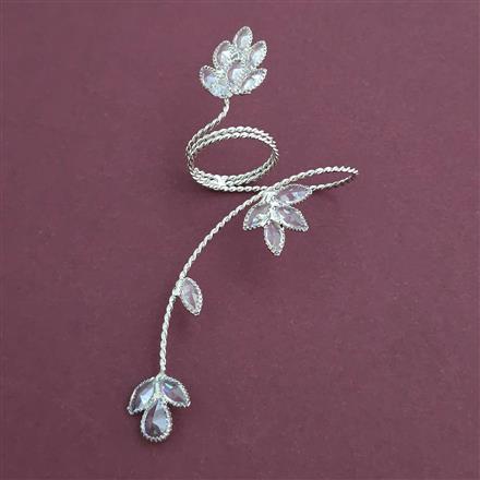Indo Western Classic Ring With Mehndi Plating Gold Plating Rhodium Plating