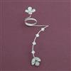 Indo Western Mother Of Pearl Ring With Mehndi Plating Gold Plating Rhodium Plating