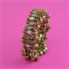 Indo Western Adjustable Bracelet With Mehndi Plating