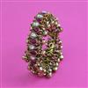 Indo Western Adjustable Bracelet With Mehndi Plating