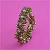 Indo Western Adjustable Bracelet With Mehndi Plating