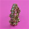 Indo Western Adjustable Bracelet With Mehndi Plating