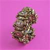 Indo Western Adjustable Bracelet With Mehndi Plating
