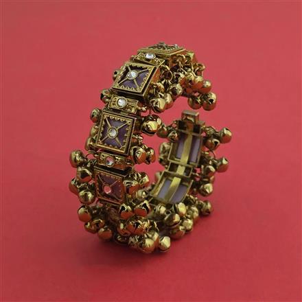 Indo Western Adjustable Bracelet With Mehndi Plating