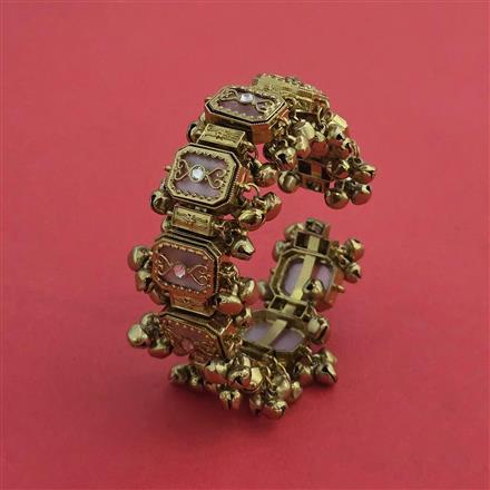 Indo Western Adjustable Bracelet With Mehndi Plating