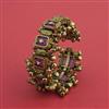 Indo Western Adjustable Bracelet With Mehndi Plating