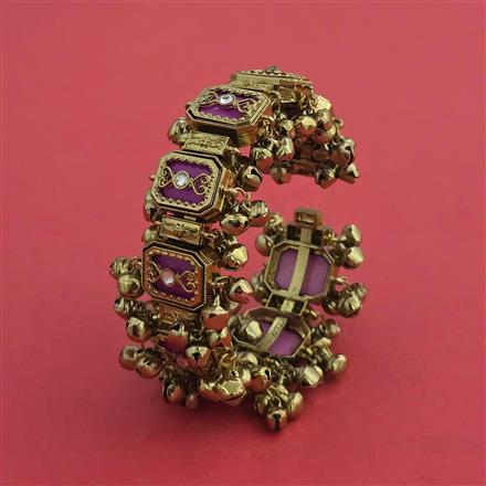 Indo Western Adjustable Bracelet With Mehndi Plating