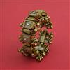 Indo Western Adjustable Bracelet With Mehndi Plating