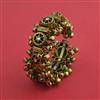 Indo Western Adjustable Bracelet With Mehndi Plating