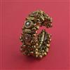 Indo Western Adjustable Bracelet With Mehndi Plating