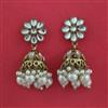 Indo Western Jhumki with Mehndi Plating