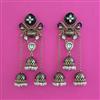 Indo Western Jhumki With Mehndi Plating