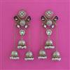 Indo Western Jhumki With Mehndi Plating