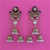 Indo Western Jhumki With Mehndi Plating